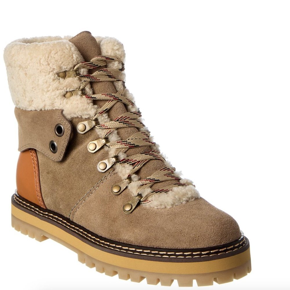 See by Chloe Eileen Shearling Lined Boots